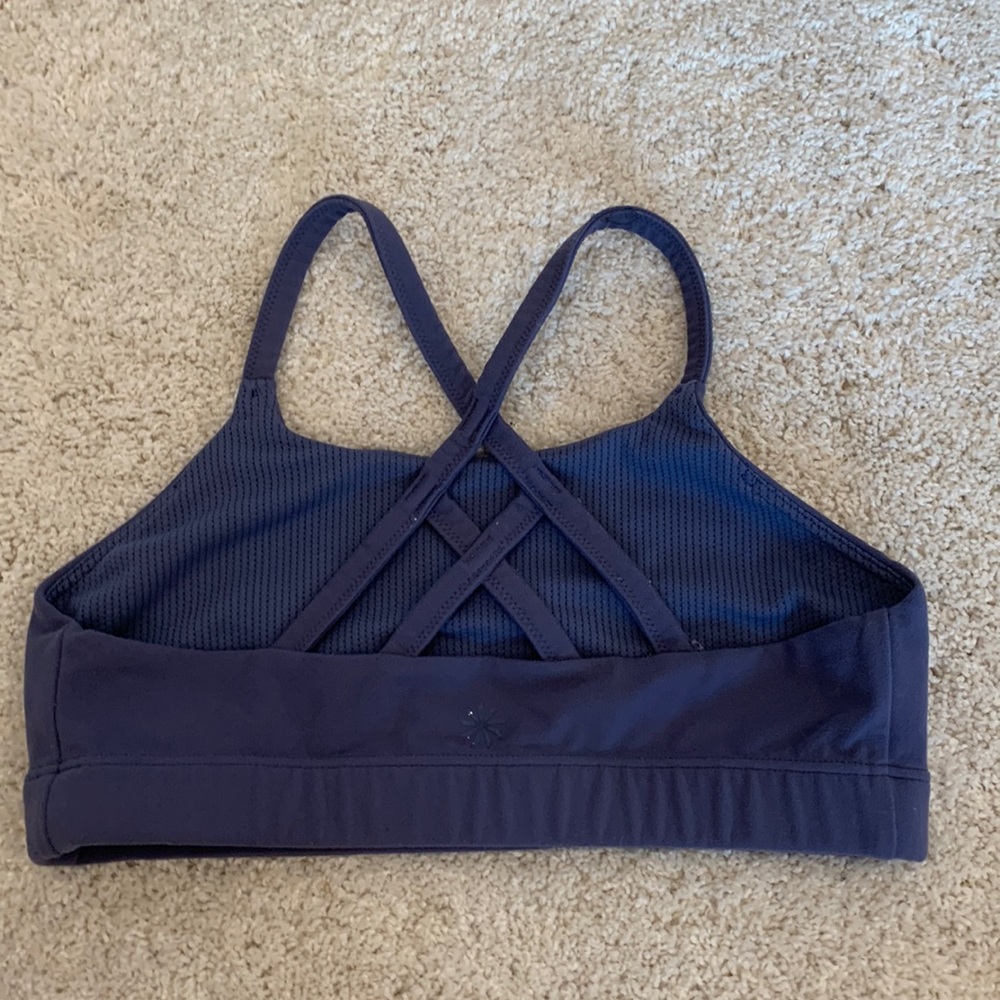 Stormy Sky Athleta Girl Got Your Back Bra Size M 8/10